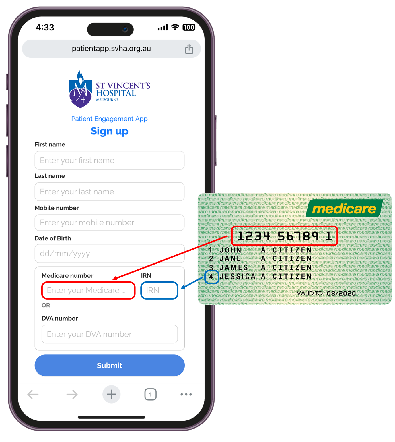 Patient App - IRN Medicare Card2